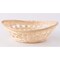 Vintiquewise Natural Bamboo Oval Storage Bread Basket Storage Display Trays, PK 5 QI003504.L.5 - alternate 3